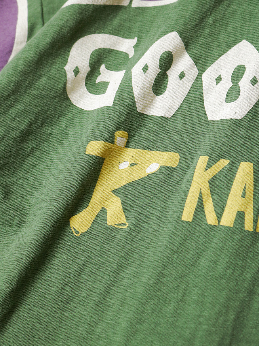 Kapital Jersey Huge Tee (Denim Repair Print)