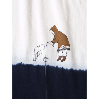 Kapital Jersey Idg Hand Dyed Crew T (Ice Fishing Shallowpt)