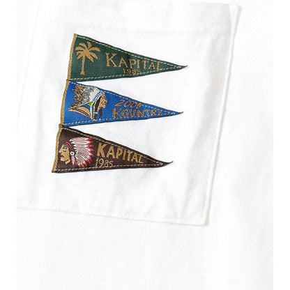 Kapital Jersey Pennant Ringer T-Shirt (4 Flags)