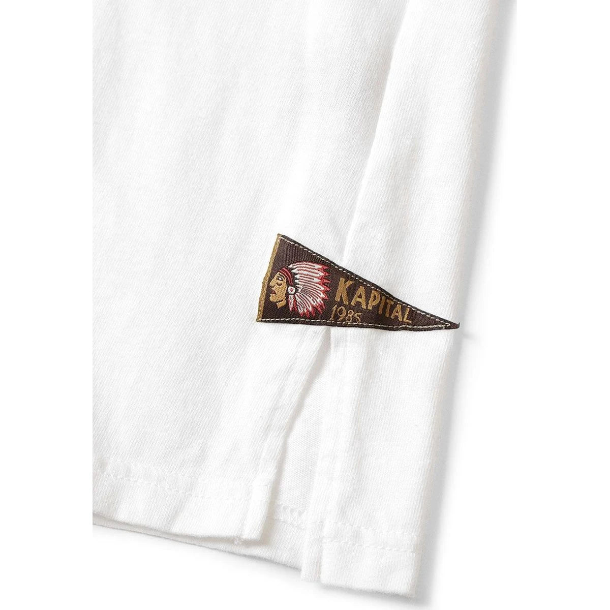 Kapital Jersey Pennant Ringer T-Shirt (4 Flags)