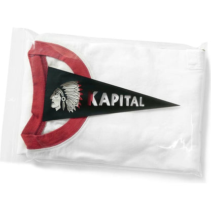 Kapital Jersey Pennant Ringer T-Shirt (4 Flags)