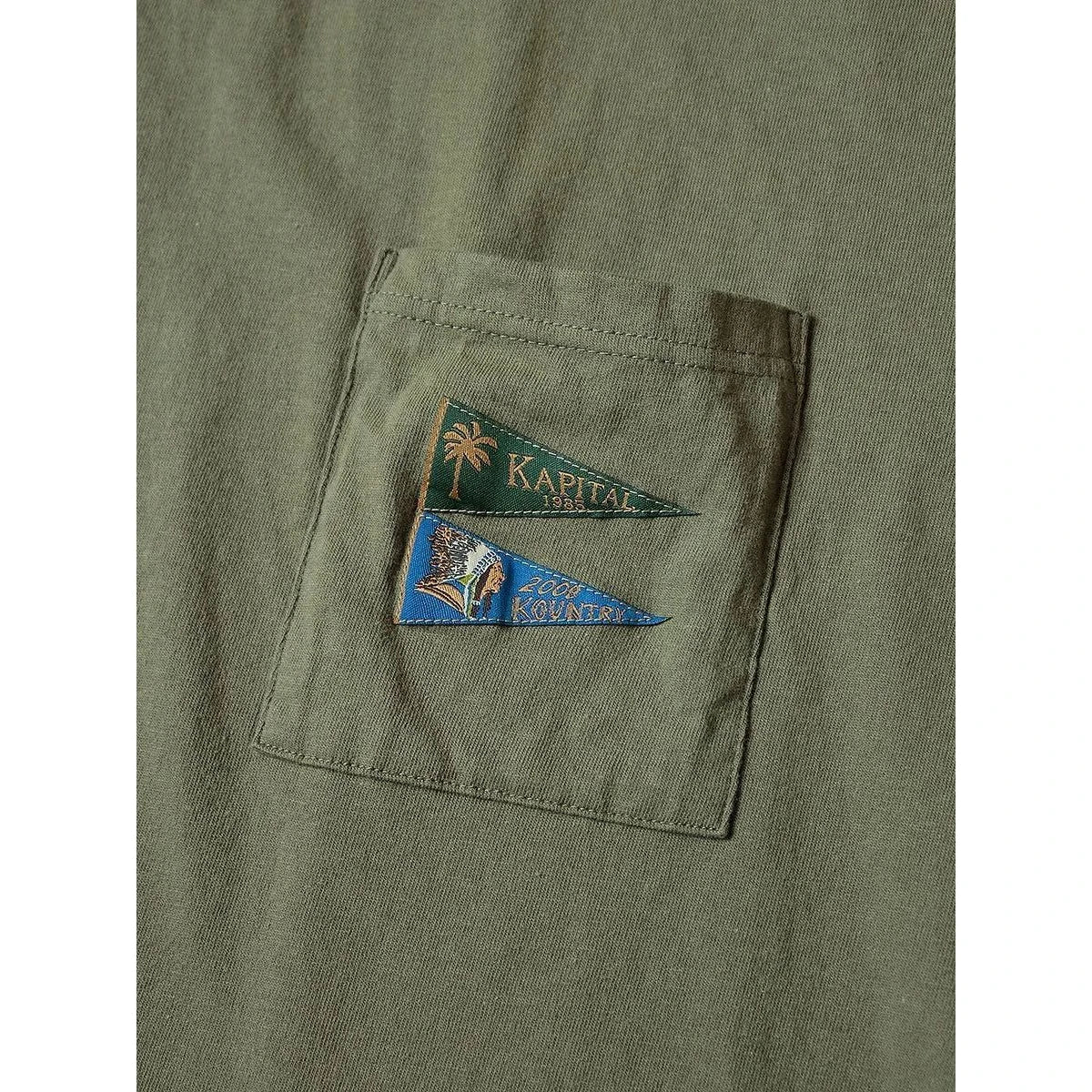 Kapital Jersey Pennant T-shirt (3 Flags)