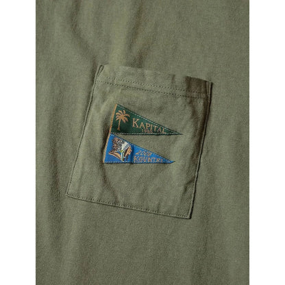 Kapital Jersey Pennant T-shirt (3 Flags)