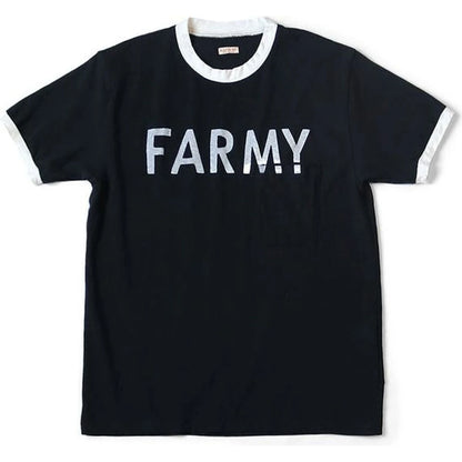 Kapital Jersey Ringer Pocket T-shirt (FARMY)