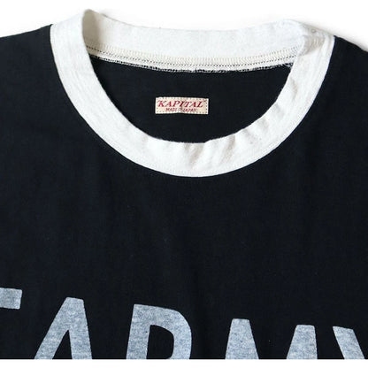 Kapital Jersey Ringer Pocket T-shirt (FARMY)