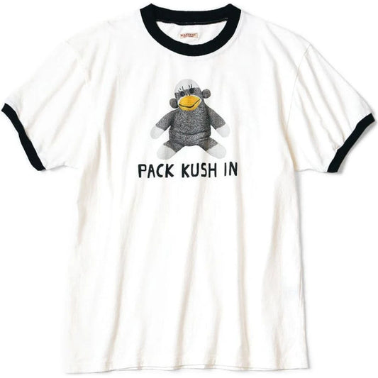 Kapital Jersey Ringer T-Shirt (Chiro's Pack Kush In Print)