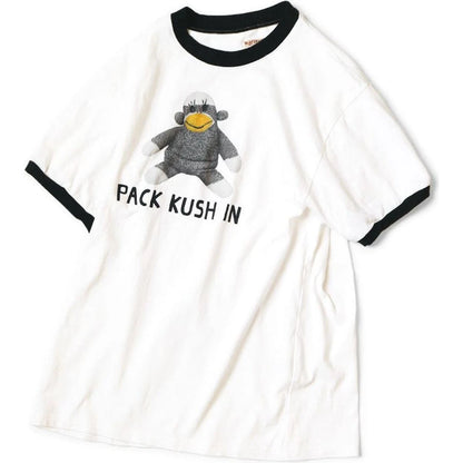 Kapital Jersey Ringer T-Shirt (Chiro's Pack Kush In Print)