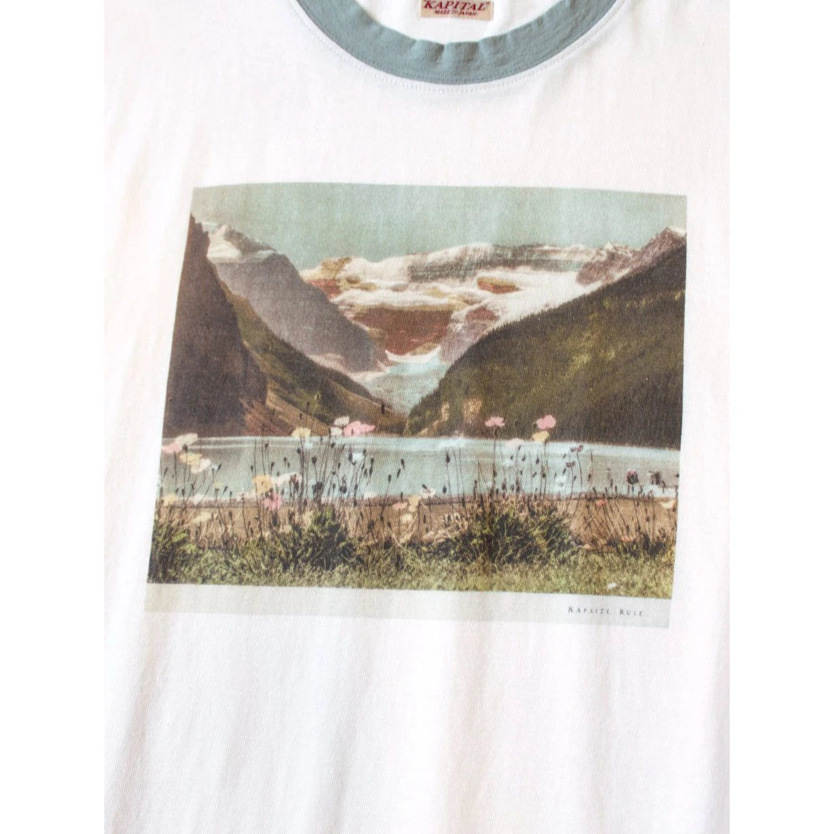 Kapital Jersey Ringer T-Shirt (Churchill Lake Print)