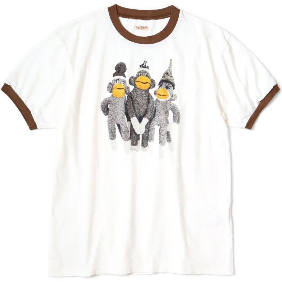 Kapital Jersey Ringer T-Shirt (Monkey Amigo Print)