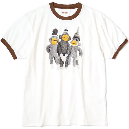 Kapital Jersey Ringer T-Shirt (Monkey Amigo Print)