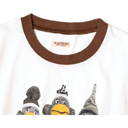 Kapital Jersey Ringer T-Shirt (Monkey Amigo Print)
