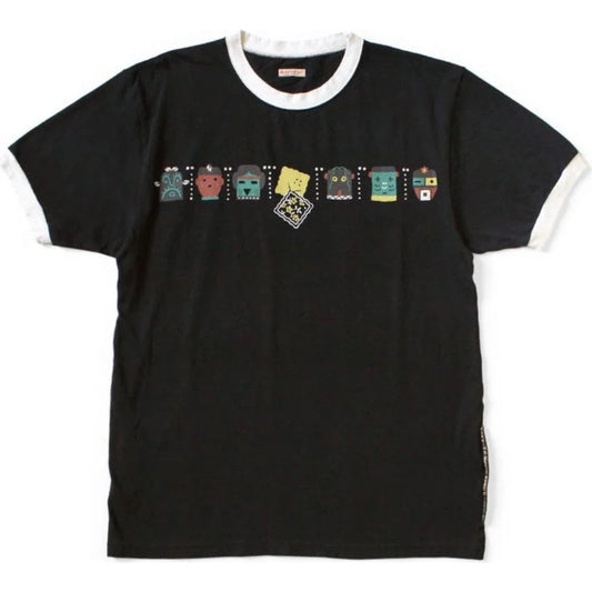 Kapital Jersey Ringer T-Shirt (Peckish & Kachina Print)