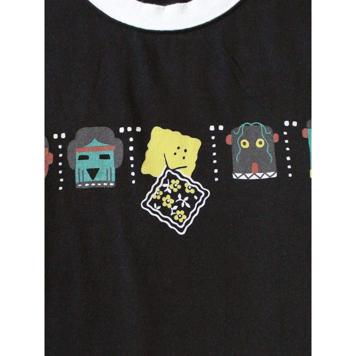Kapital Jersey Ringer T-Shirt (Peckish & Kachina Print)