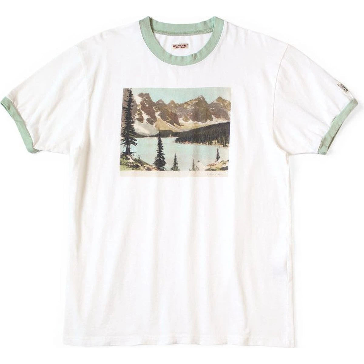 Kapital Jersey Ringer T-Shirt (Sambo Lake Print)