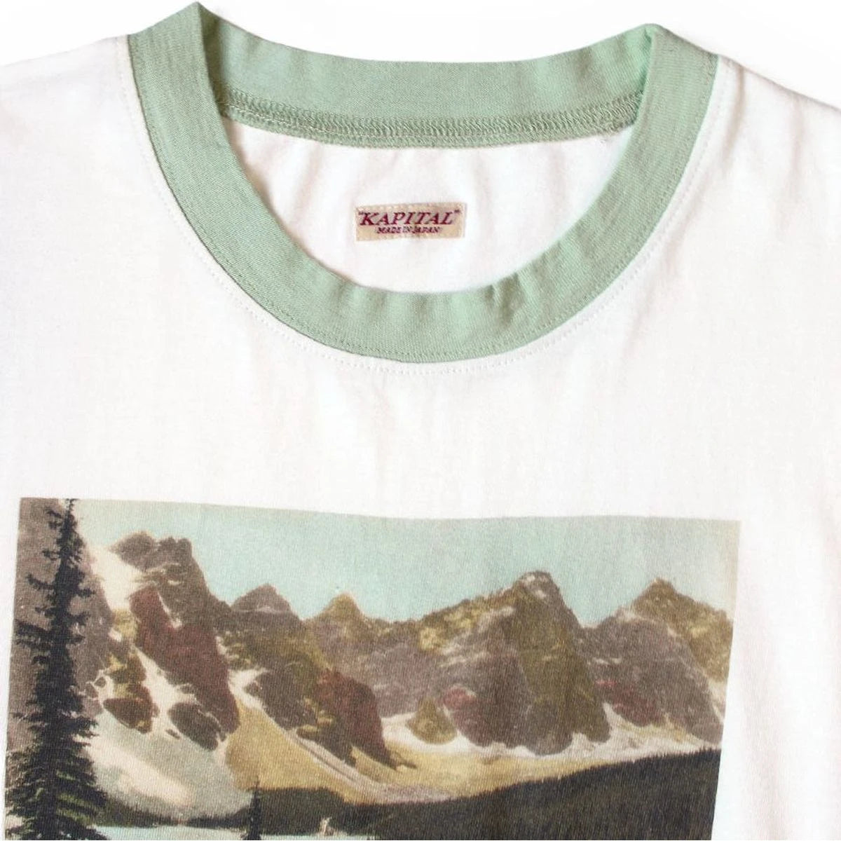 Kapital Jersey Ringer T-Shirt (Sambo Lake Print)