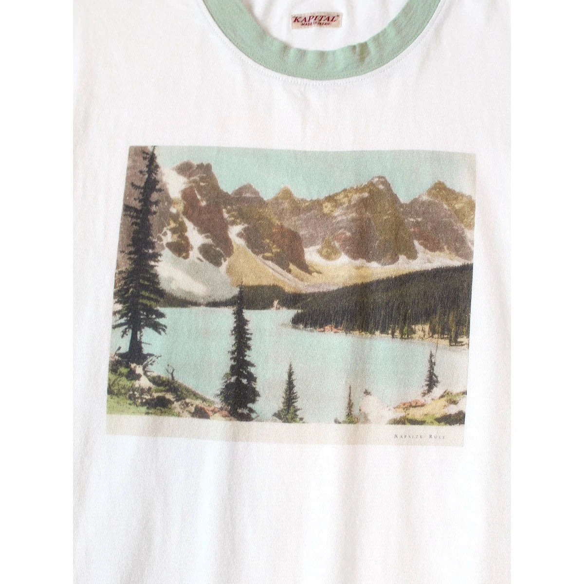 Kapital Jersey Ringer T-Shirt (Sambo Lake Print)