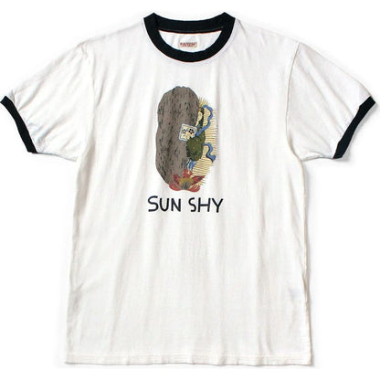 Kapital Jersey Ringer T-Shirt (Sun Shy Print)