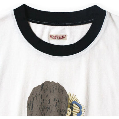 Kapital Jersey Ringer T-Shirt (Sun Shy Print)