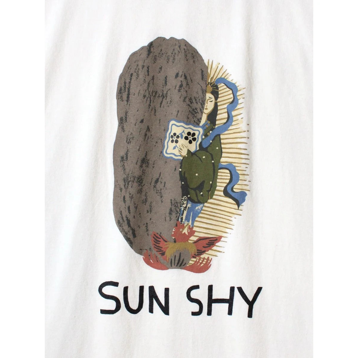 Kapital Jersey Ringer T-Shirt (Sun Shy Print)