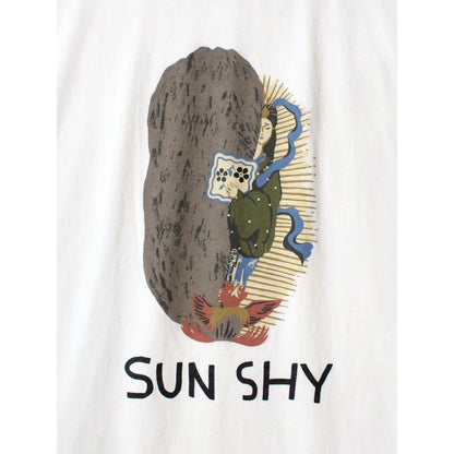 Kapital Jersey Ringer T-Shirt (Sun Shy Print)