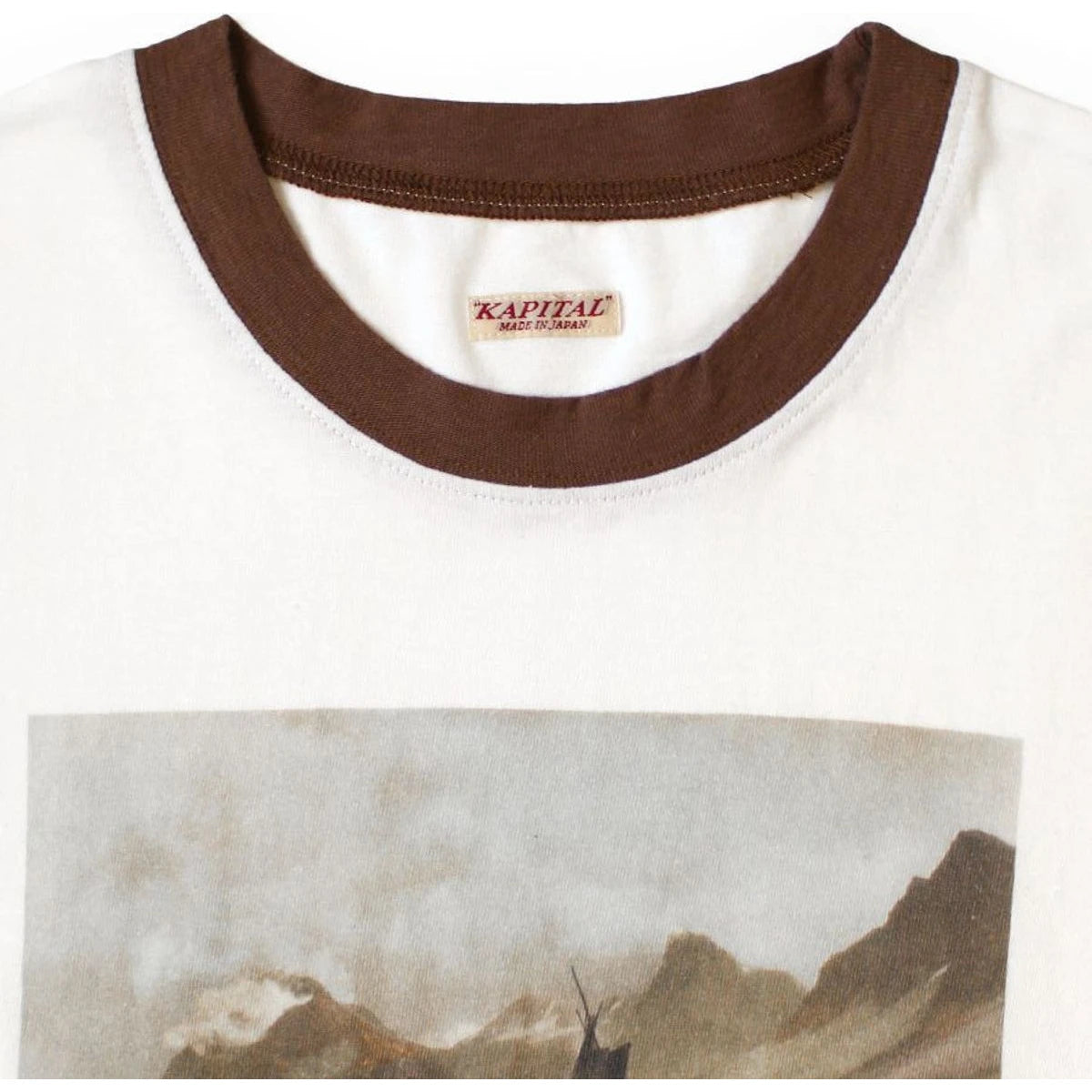 Kapital Jersey Ringer T-Shirt (Yellowknife Print)