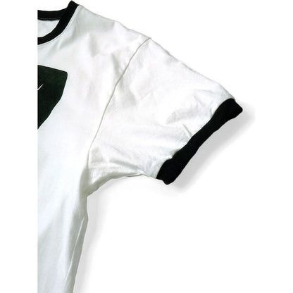 Kapital Jersey Ringer Tee (Denim Men Love Cats Scratch Print)