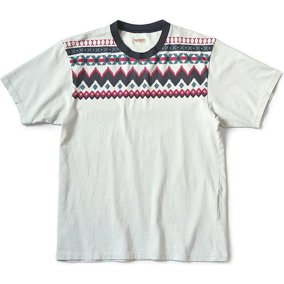 Kapital Jersey Ringer Tee (Powwow Print)