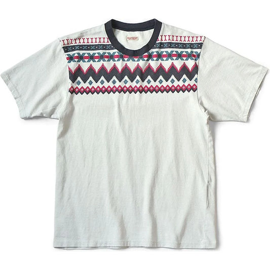 Kapital Jersey Ringer Tee (Powwow Print)