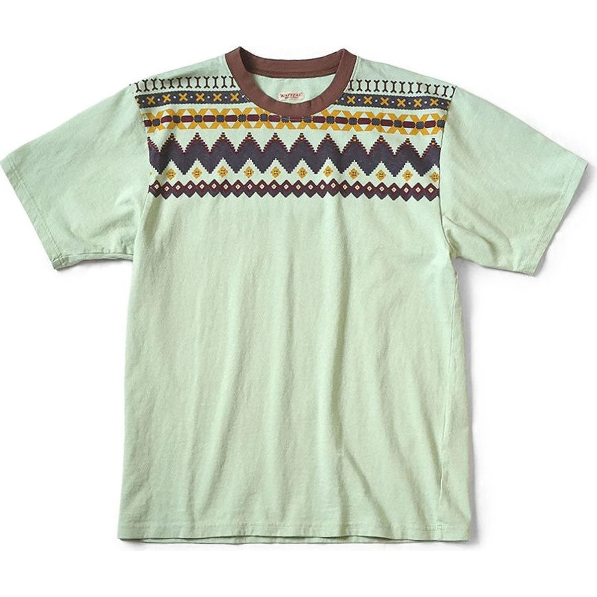 Kapital Jersey Ringer Tee (Powwow Print)