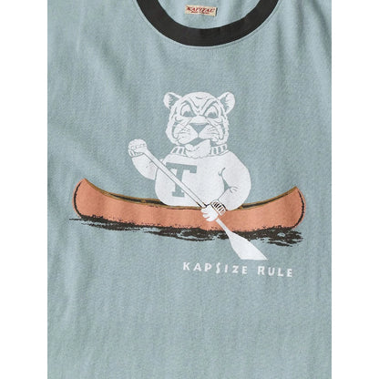 Kapital Jersey Ringer Tee (`T` Tiger Print)