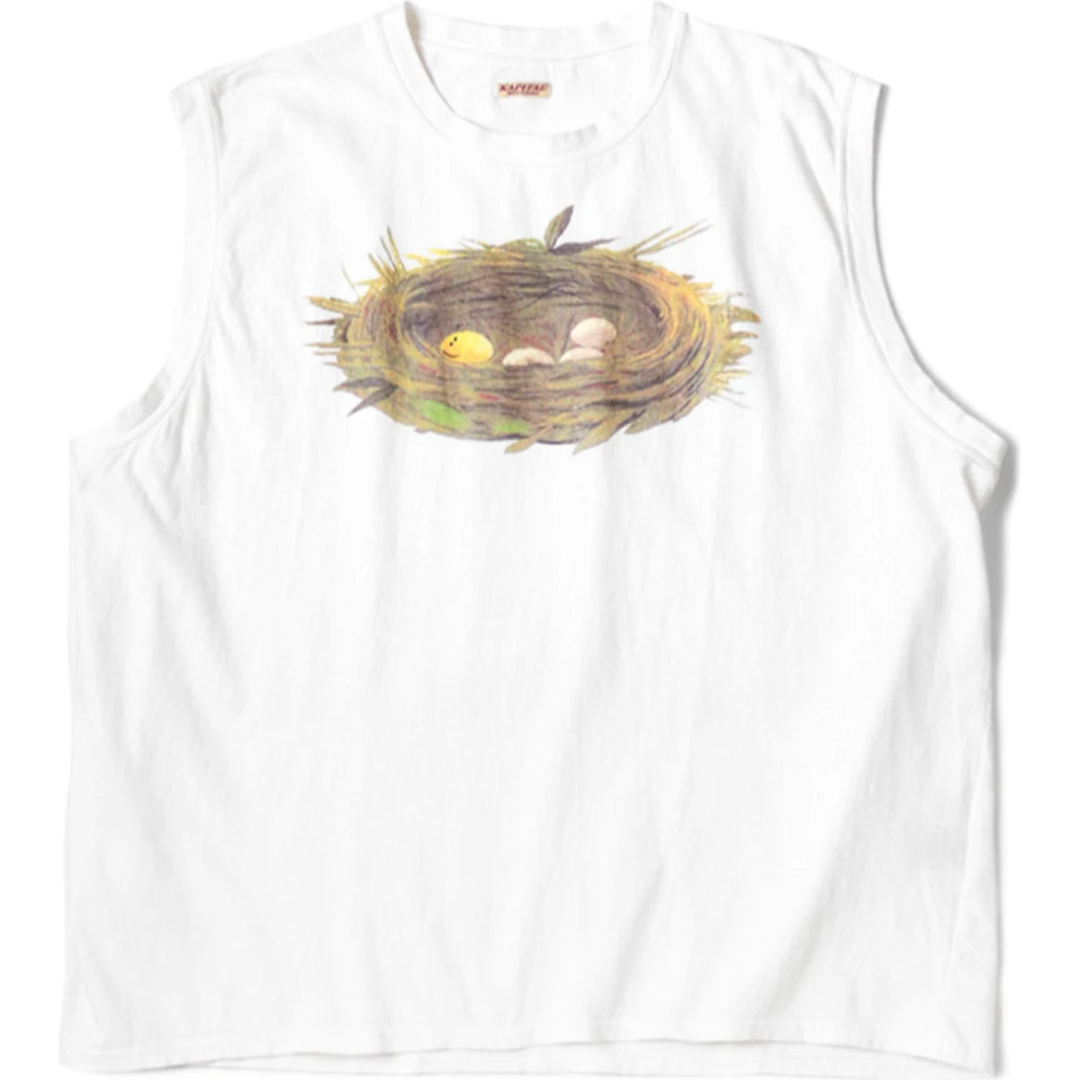 Kapital Jersey Sleeveless Big-T (Rainbowy Bird`s Nest)