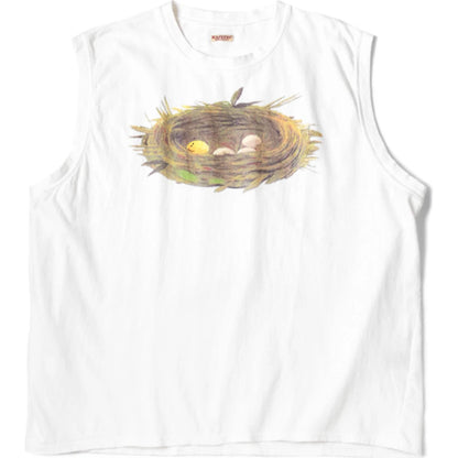 Kapital Jersey Sleeveless Big-T (Rainbowy Bird`s Nest)