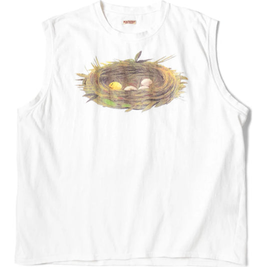 Kapital Jersey Sleeveless Big-T (Rainbowy Bird`s Nest)