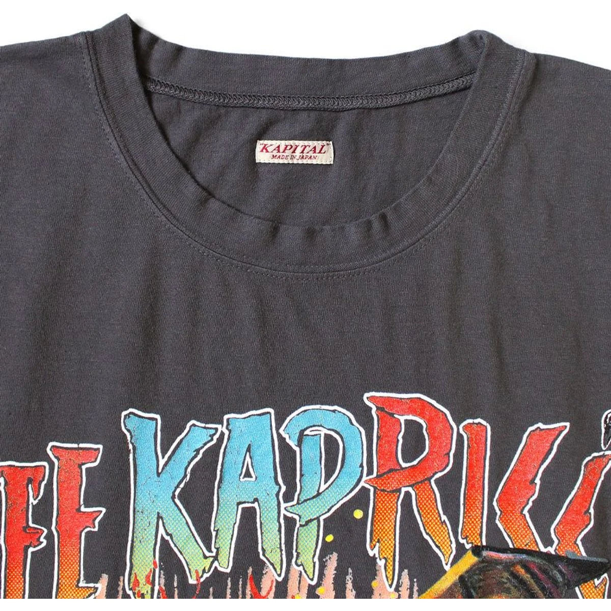 Kapital Jersey Sleeveless Big Tee (Burning Piano Print)