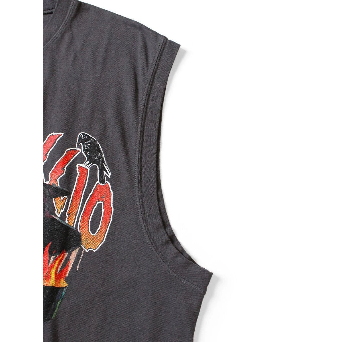 Kapital Jersey Sleeveless Big Tee (Burning Piano Print)