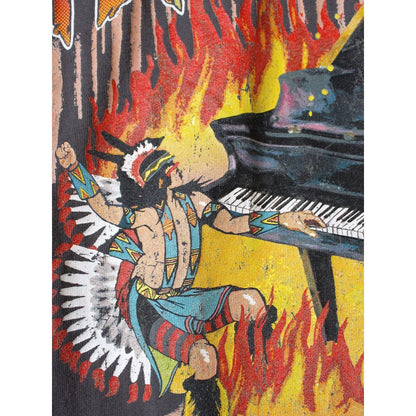 Kapital Jersey Sleeveless Big Tee (Burning Piano Print)