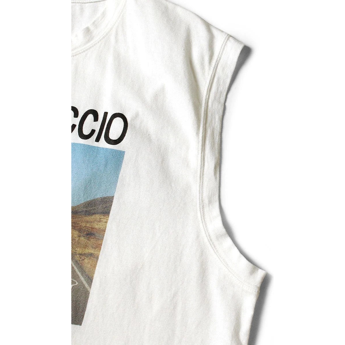Kapital Jersey Sleeveless Big Tee (Life Kapriccio Road Sign Painter)