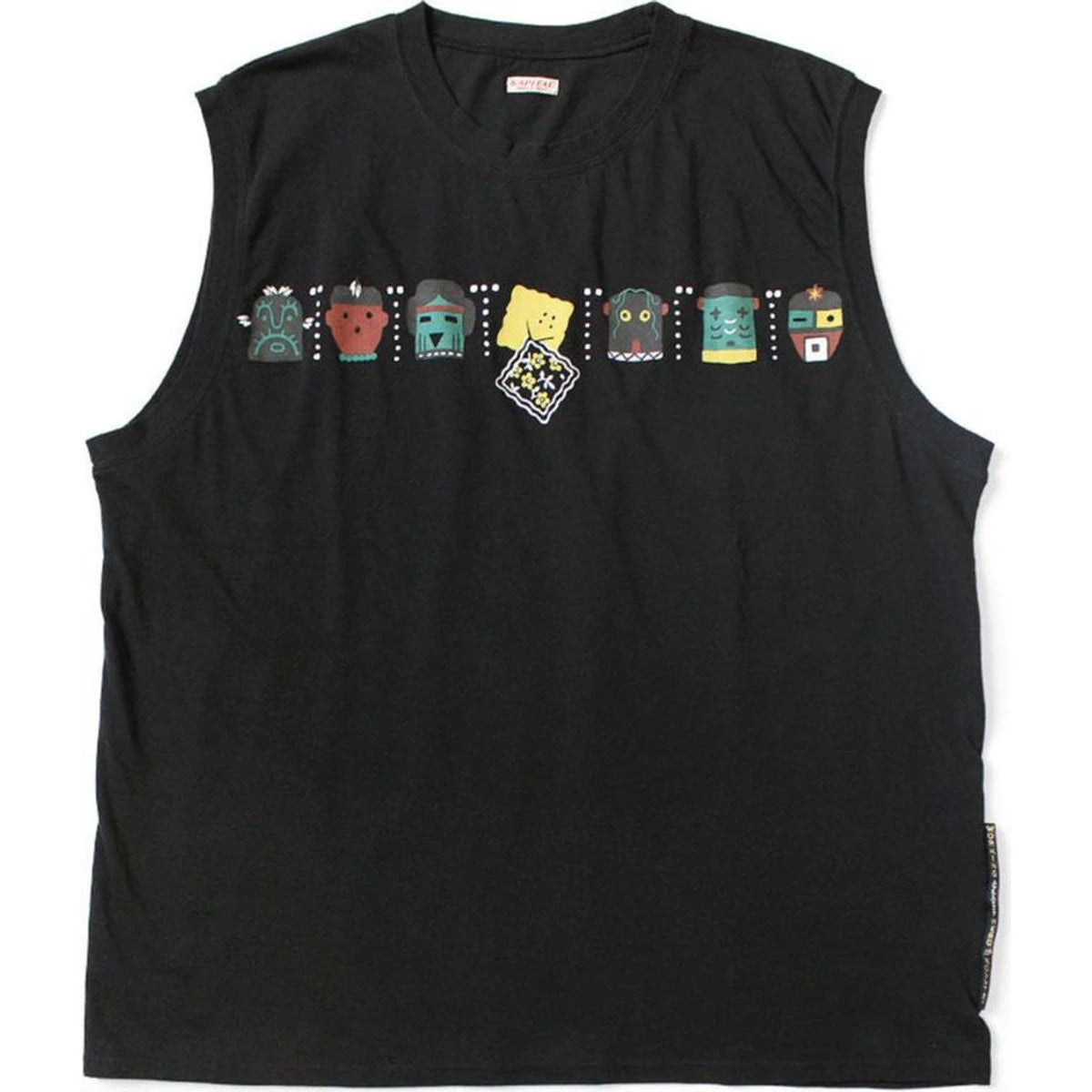 Kapital Jersey Sleeveless Big Tee (Peckish & Kachina Print)
