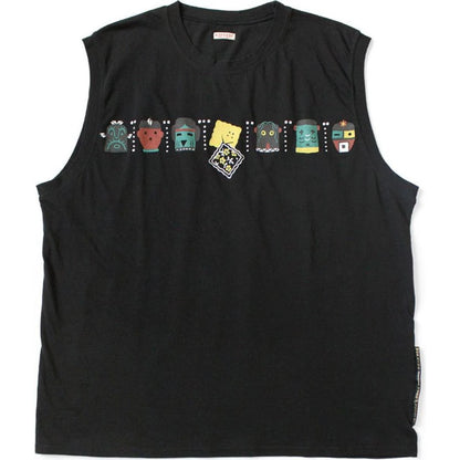 Kapital Jersey Sleeveless Big Tee (Peckish & Kachina Print)