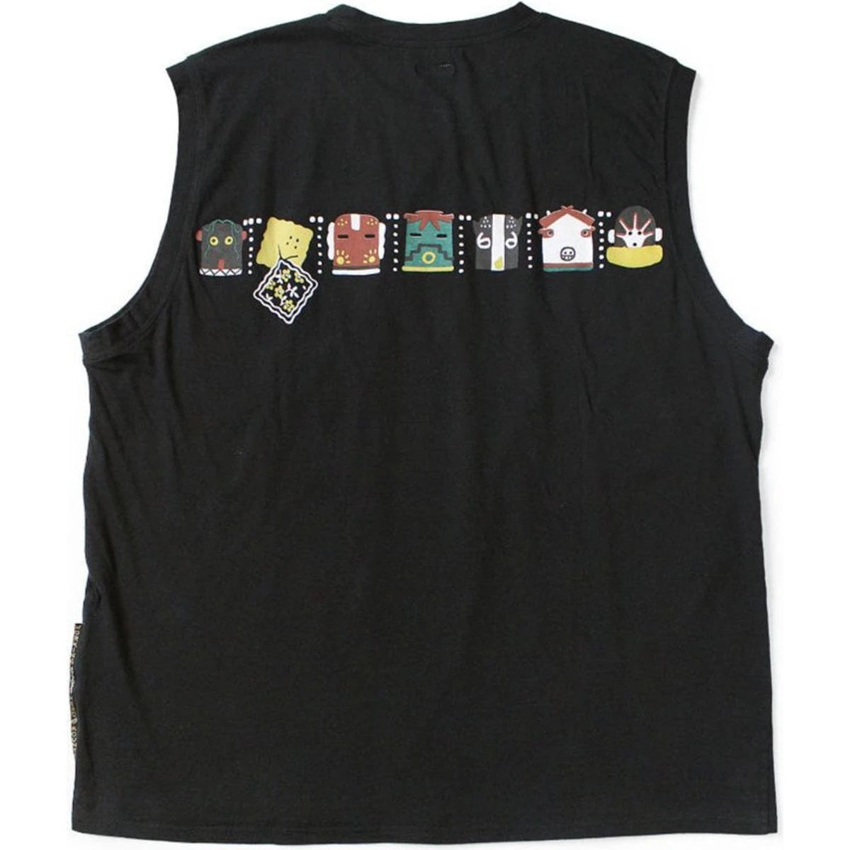 Kapital Jersey Sleeveless Big Tee (Peckish & Kachina Print)