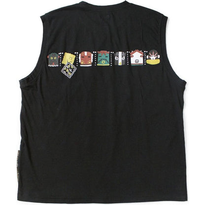 Kapital Jersey Sleeveless Big Tee (Peckish & Kachina Print)