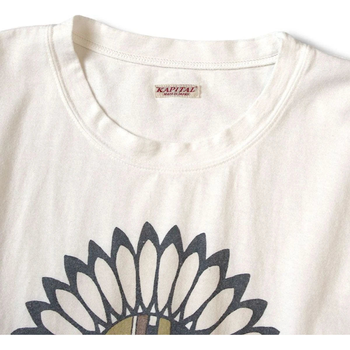 Kapital Jersey Sleeveless Big Tee (Piano & Sun Face Print)