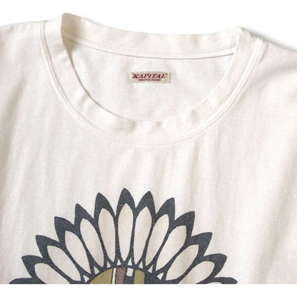 Kapital Jersey Sleeveless Big Tee (Piano & Sun Face Print)