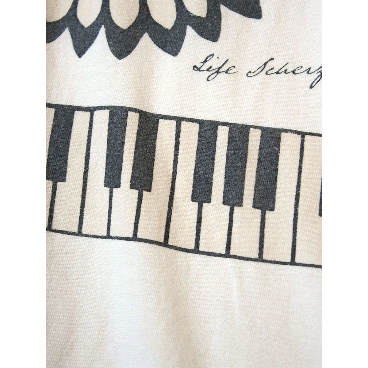 Kapital Jersey Sleeveless Big Tee (Piano & Sun Face Print)