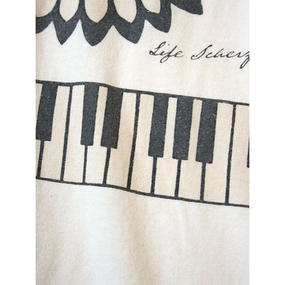 Kapital Jersey Sleeveless Big Tee (Piano & Sun Face Print)
