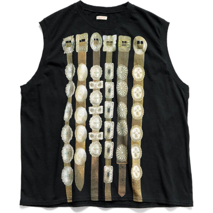 Kapital Jersey Sleeveless T-Shirt (Curtain Concho)