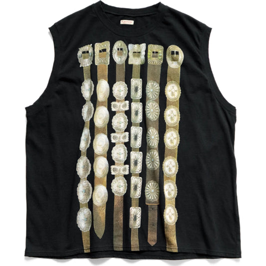 Kapital Jersey Sleeveless T-Shirt (Curtain Concho)