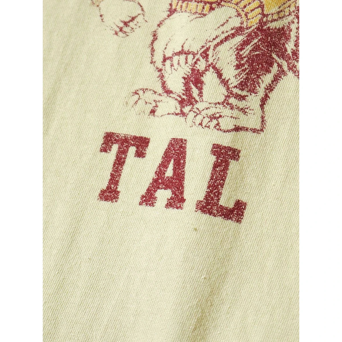 Kapital Jersey V Neck Ringer T (College Catpitalpt)