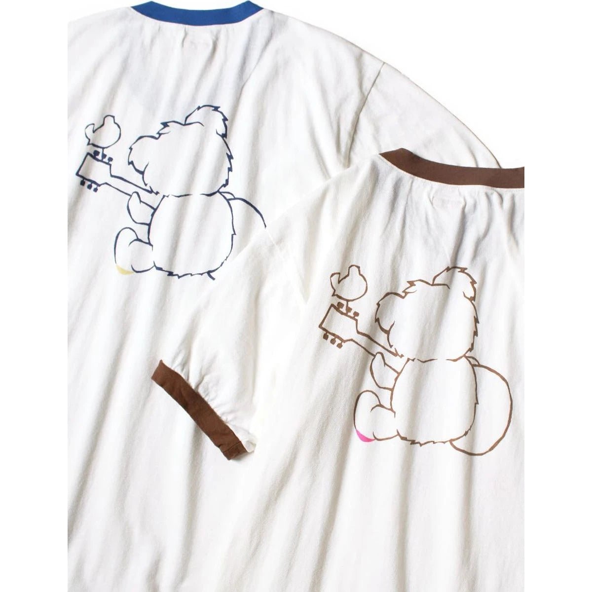 Kapital Jersey V Neck Ringer T (Little Bear Harmony Pt)
