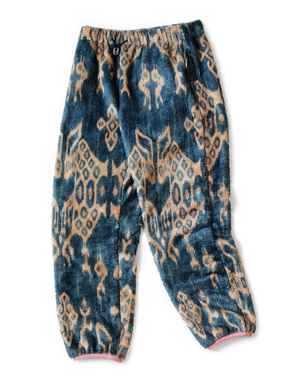 Kapital Java Kasuri Pattern Fleece Easy Pants